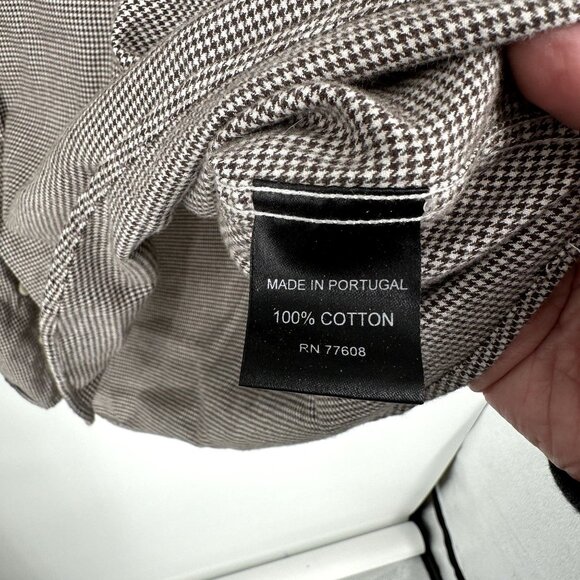 J. Peterman Flannel Shirt small checkered pattern Long sleeve‎ Size XXL - Picture 4 of 5